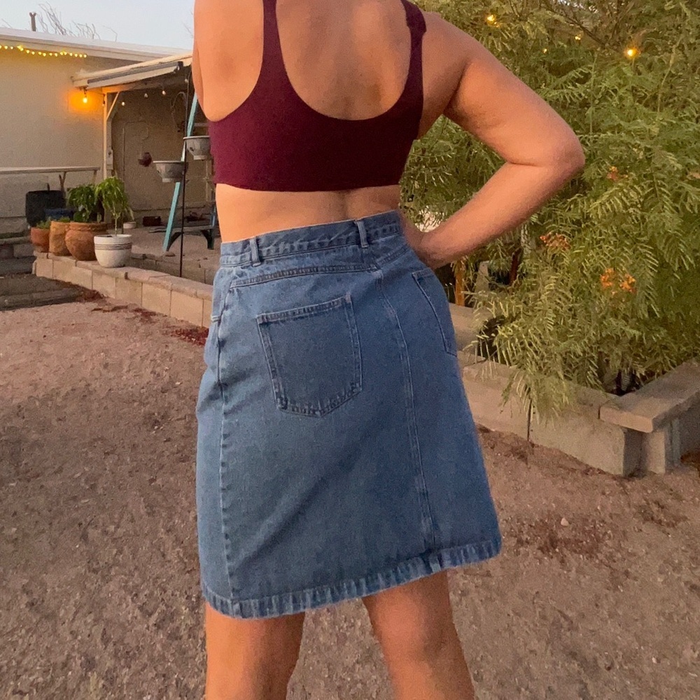 Vintage Pendleton Denim Skirt - Picture 8 of 14